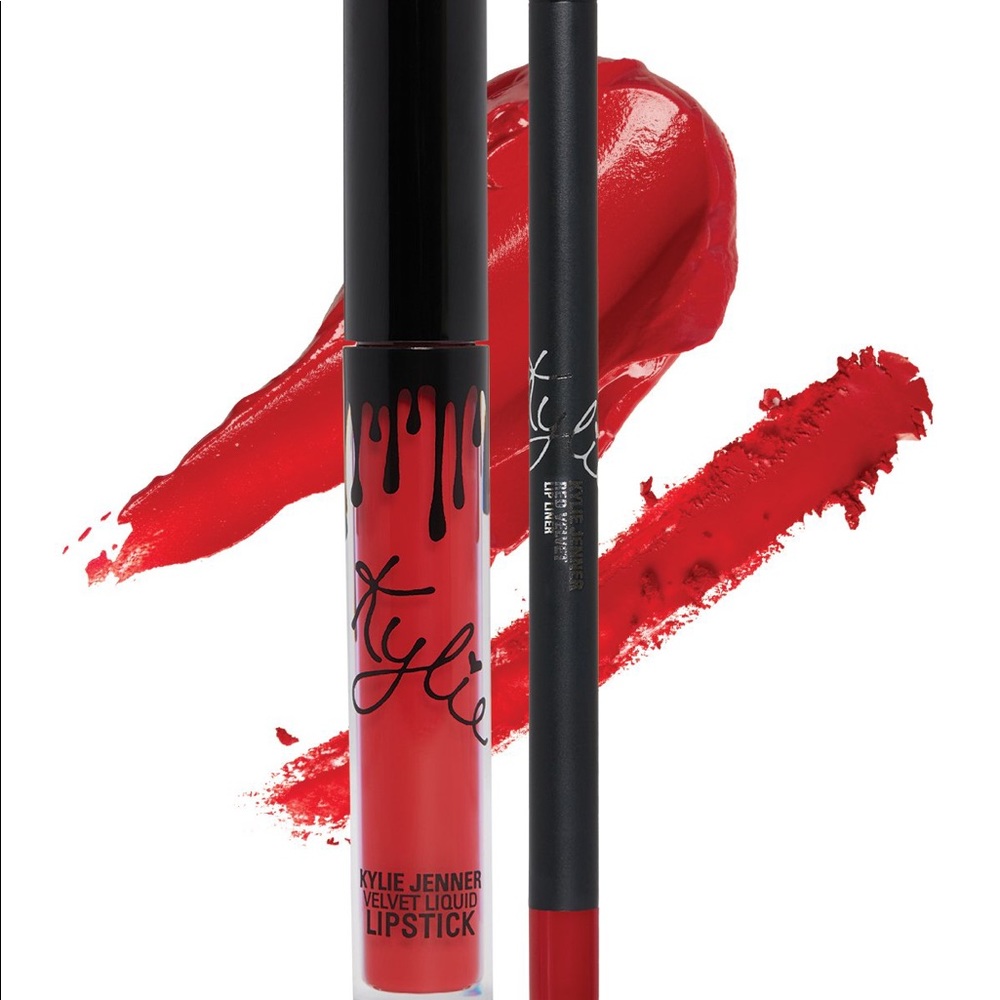 Kylie Christmas edition red velvet lip stick